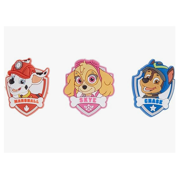 NEW Crocs Unisex Paw Patrol Jibbitz Shoe Charms, 3-Pack - Picture 2 of 4